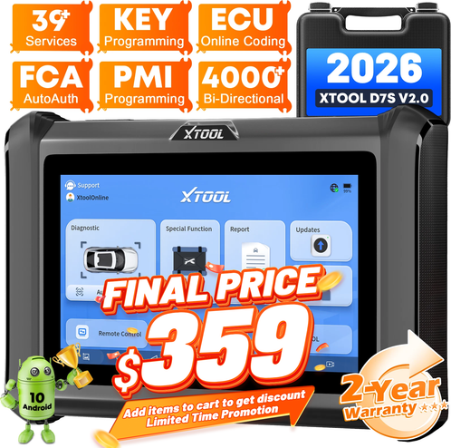 Auto scanner xTool D7s V2.0 Auto Full System Scanner