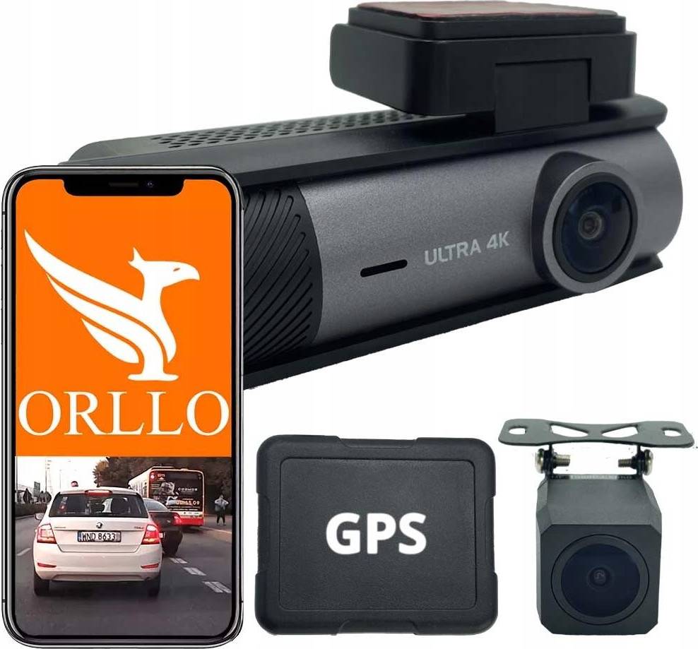 Bilkamera Orllo RX-700 Pro 4K Dual Bilkamera