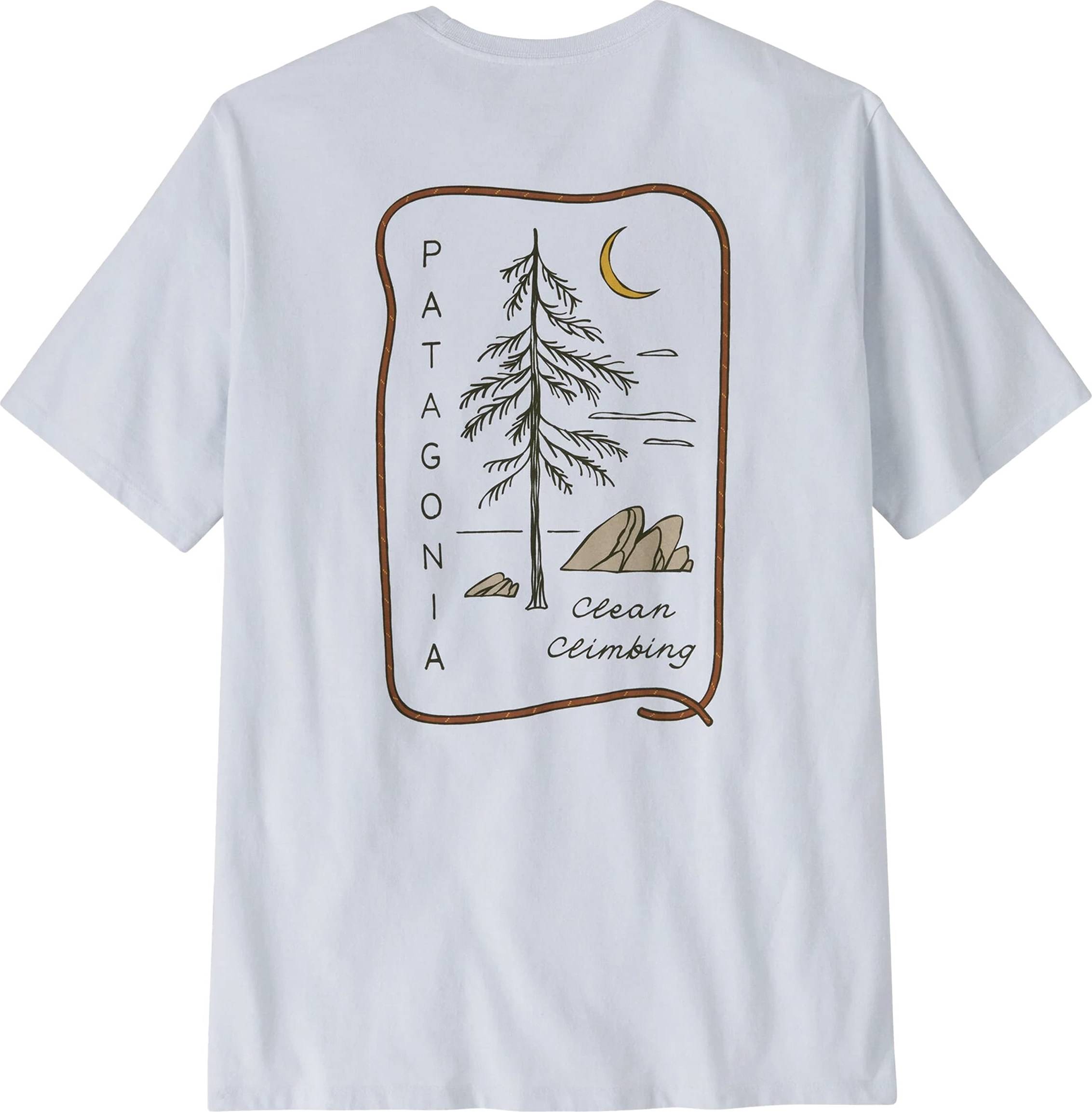 Patagonia Clean Climb Roots Responsibili-Tee - White