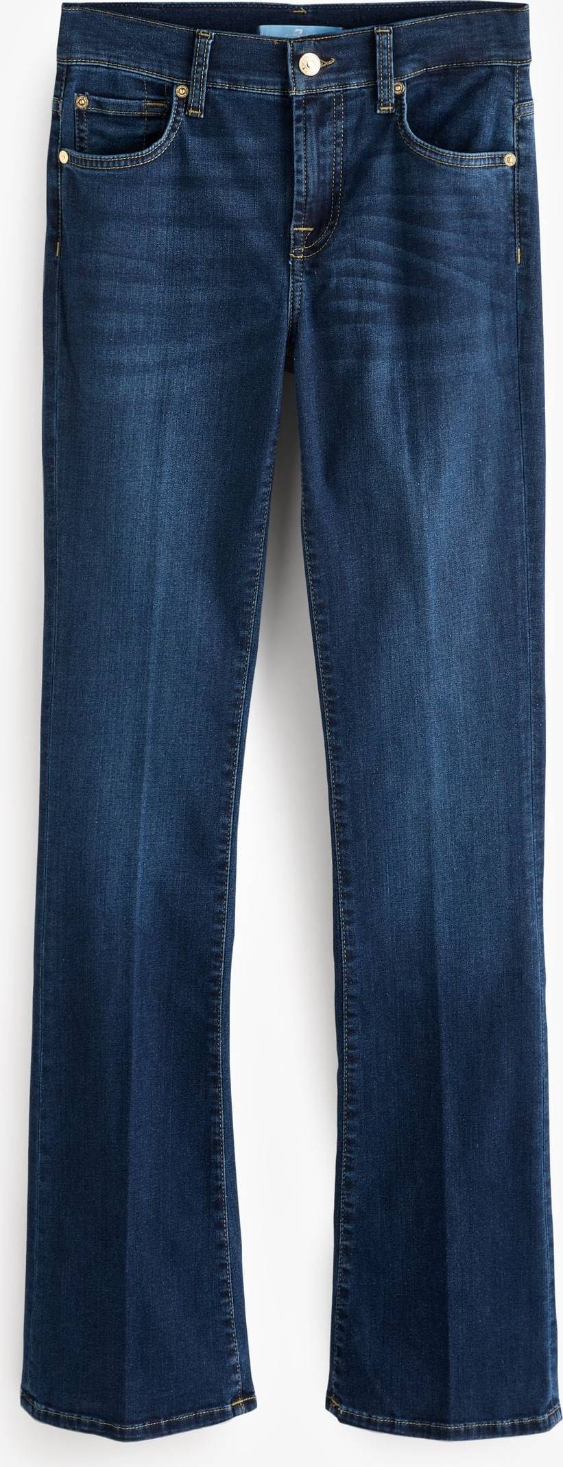 Bootcut Rinsed Indigo Dark Blue Wash - Blue