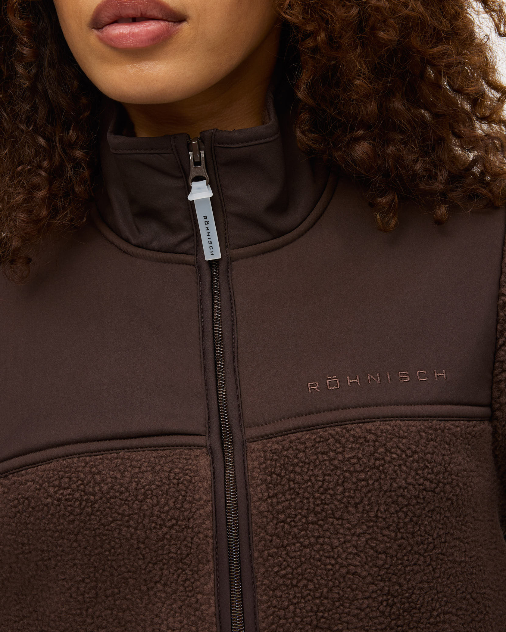Phoebe Pile Jacket Java