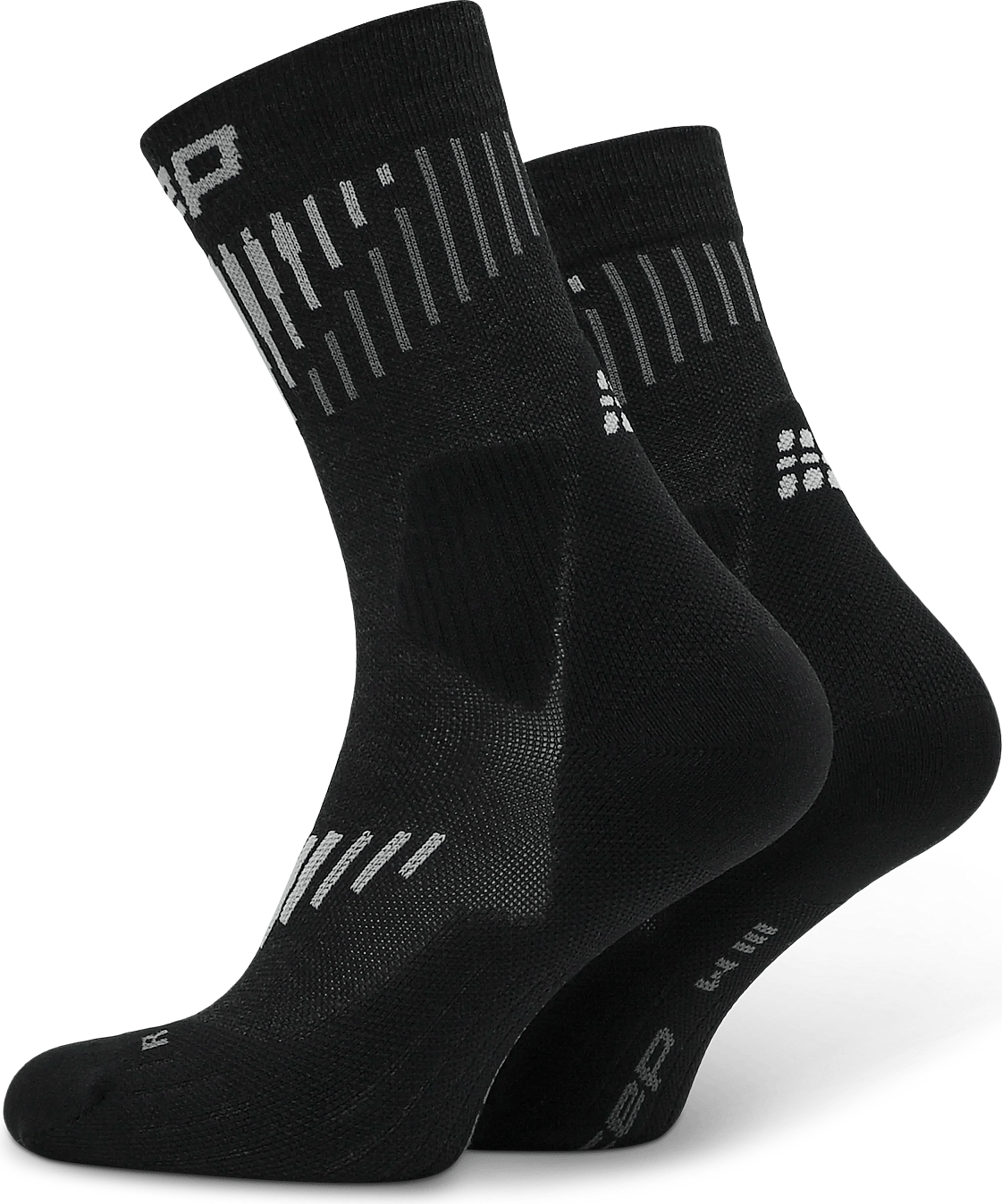 CEP Core Run Merino Mid Cut 3.0 Kompressionsstrumpor - Black