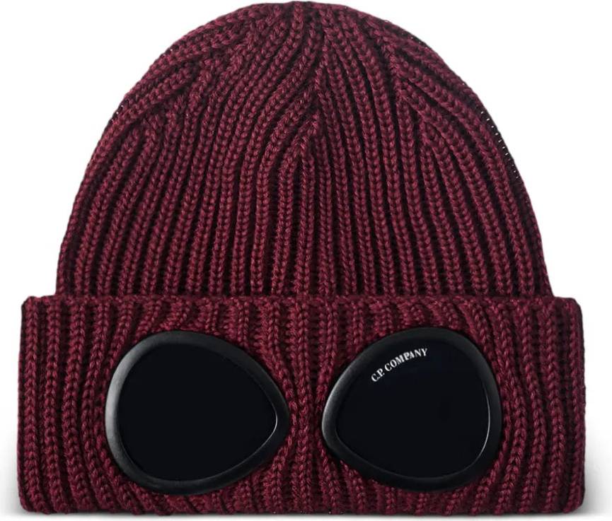 C.P. Company Goggle Ribbed-Knit Beanie Hat