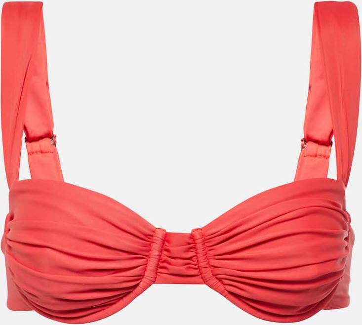 Faithfull Balconette Ruched Bikini Top