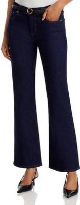 Frame The Pixie Low Rise Bootcut Jeans Rinse