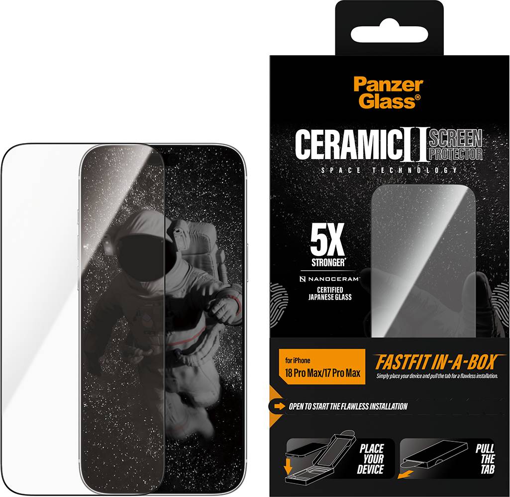 Iphone 18 pro max PanzerGlass Ceramic II Screen Protector iPhone 18 Pro Max