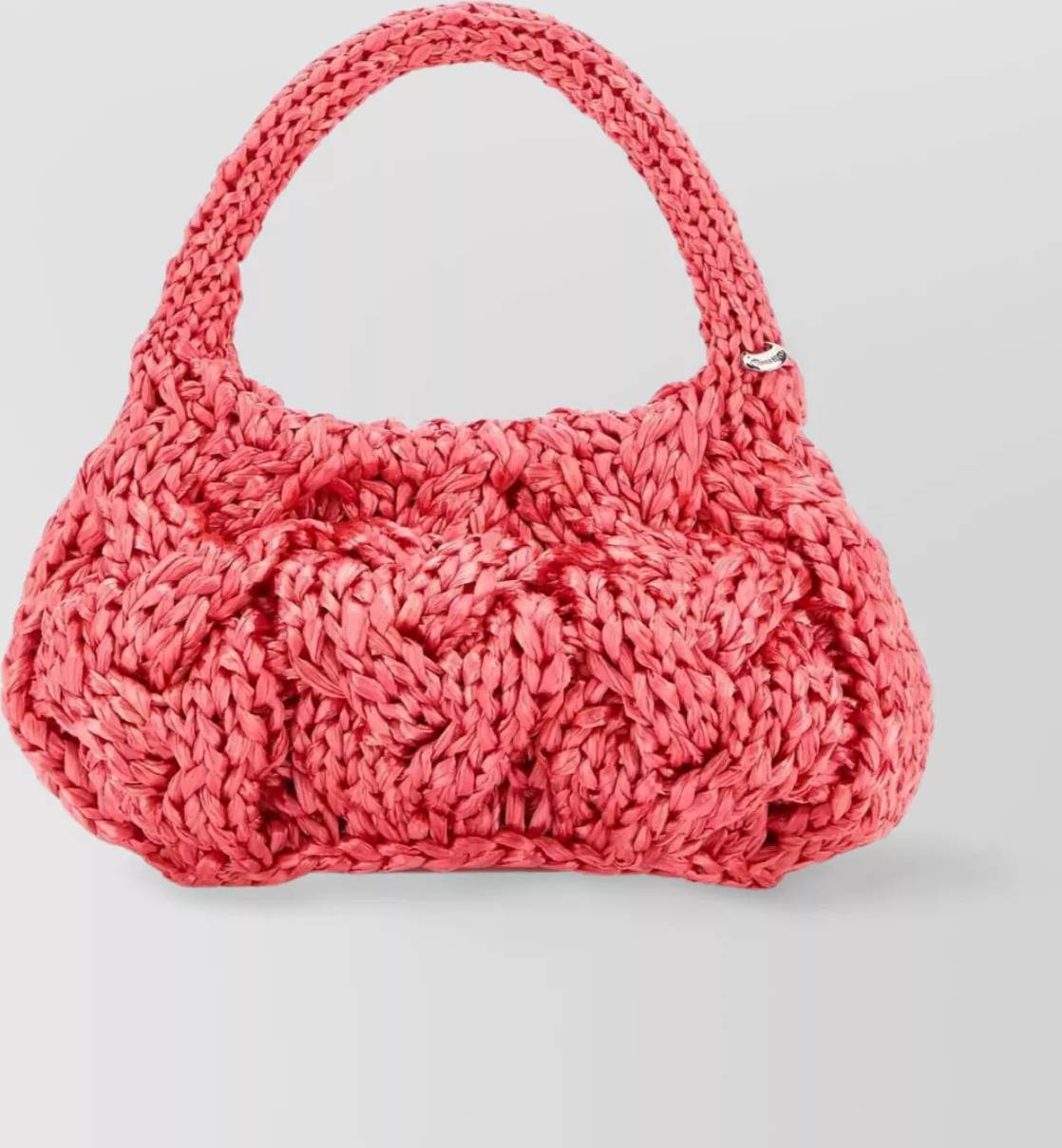 JW Anderson Small Raffia Shoulder Bag