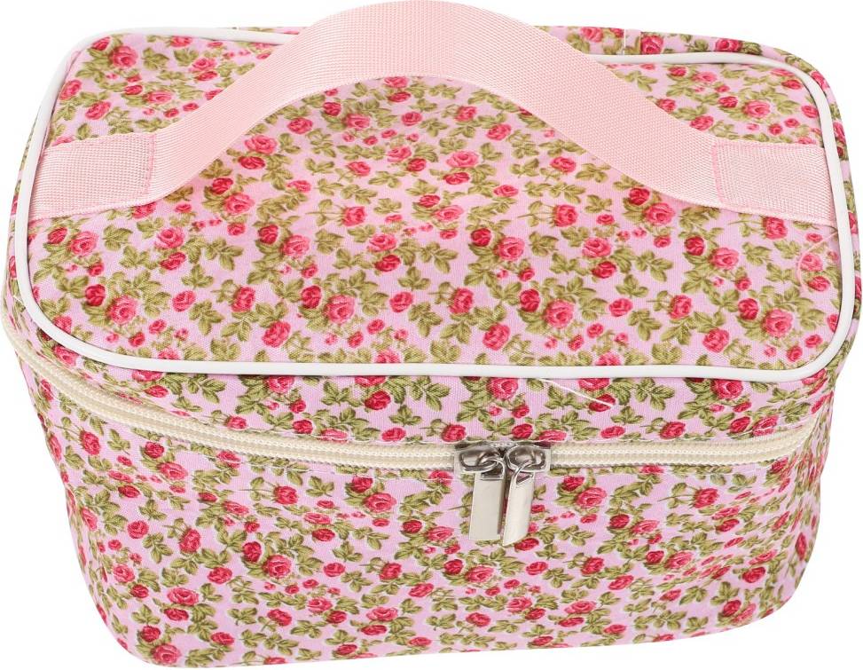 Durable Travel Toiletry Bag Polyester Makeup Pouch - Multi Color
