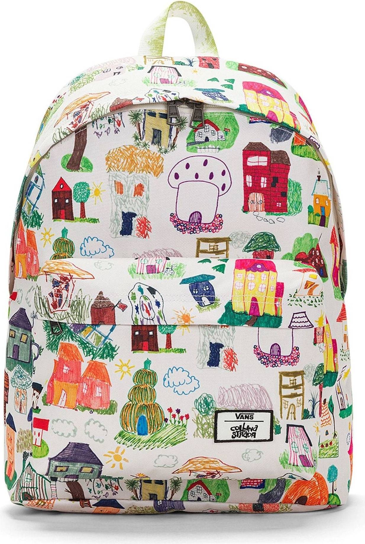 Vans Collina Strada Backpack White Multi-Color