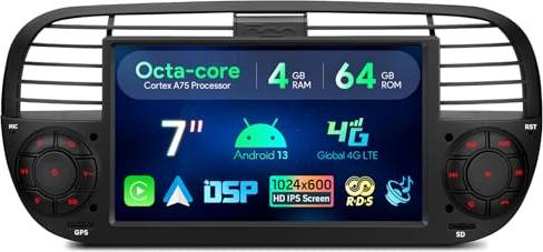 Xtrons Octa Android 13 Car Stereo 7 Inch