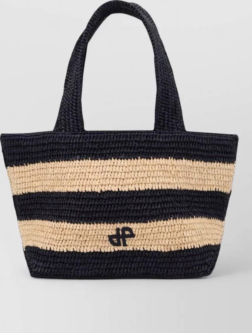 Patou Raffia Tote Bag