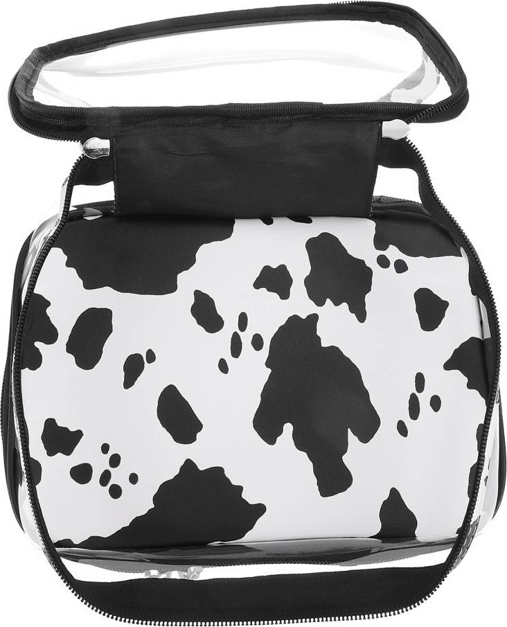 Cow Pattern Handheld Wash Bag