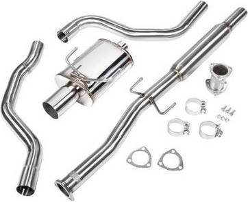 Cat back exhaust DC Sports SCS8008 Cat-Back Exhaust System