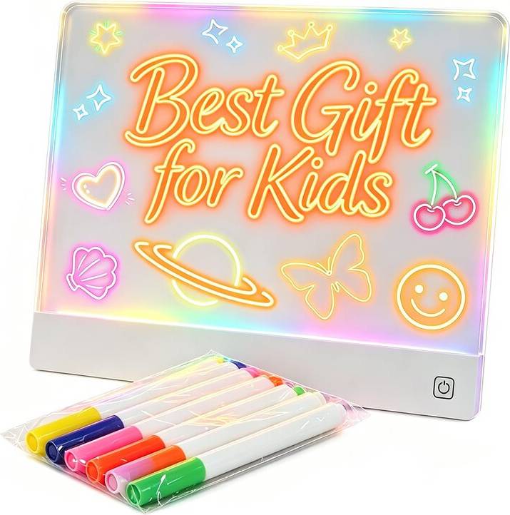 Tlily 13.7 Inch Rechargeable LED Note Board