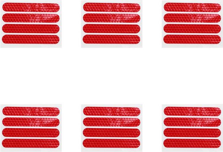 Tauoh Front Rear Wheel Cover Protective Shell Sticker 24PCS
