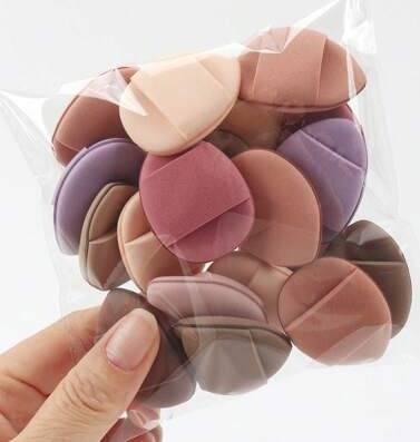 Shein Mini Makeup Sponges Flawless For Liquid Cream Powder Multi-Color - Multi-Color