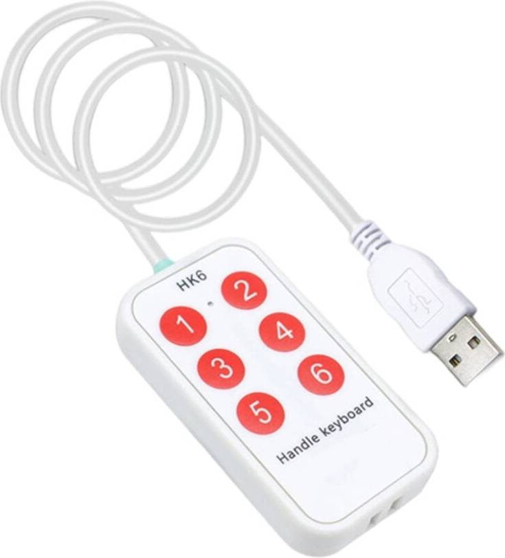 HK6 Programmable Macro Keypad 6-Key