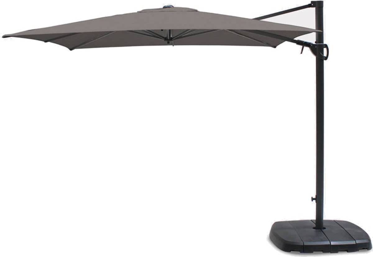 Kettler Square Free Arm Parasol 2.5m Grey Frame 250cm