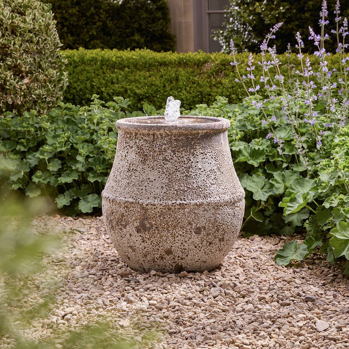 Ancient Roux Stone Tall Water Feature