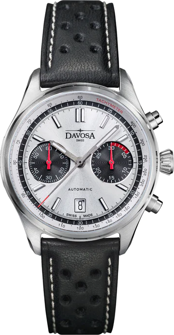 DAVOSA Newton Pilot Rally Silver Limited Edition Watch