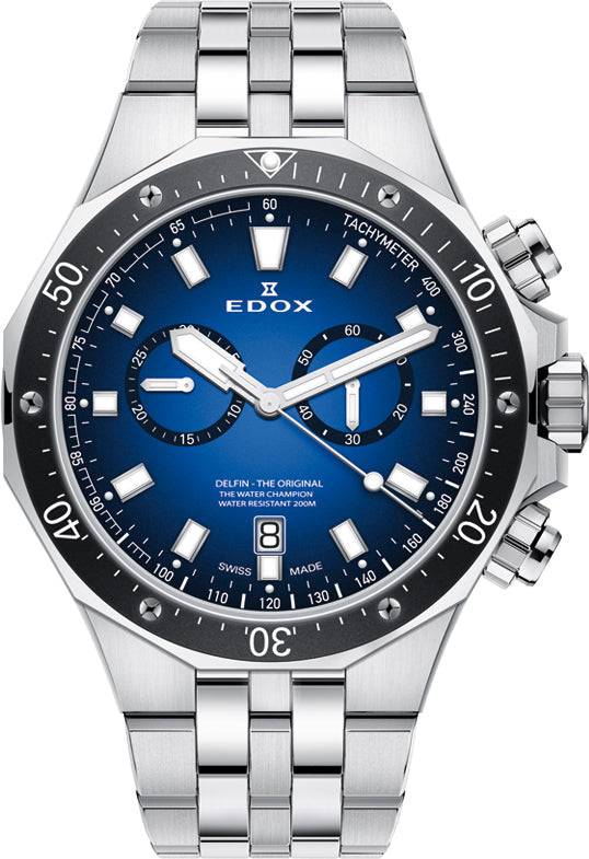 Edox Watch Delfin Blue