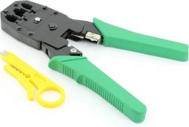B&Q Rj45 Rj11 Crimping Tool Cat5E Cat6 Cable Cutter Stripper