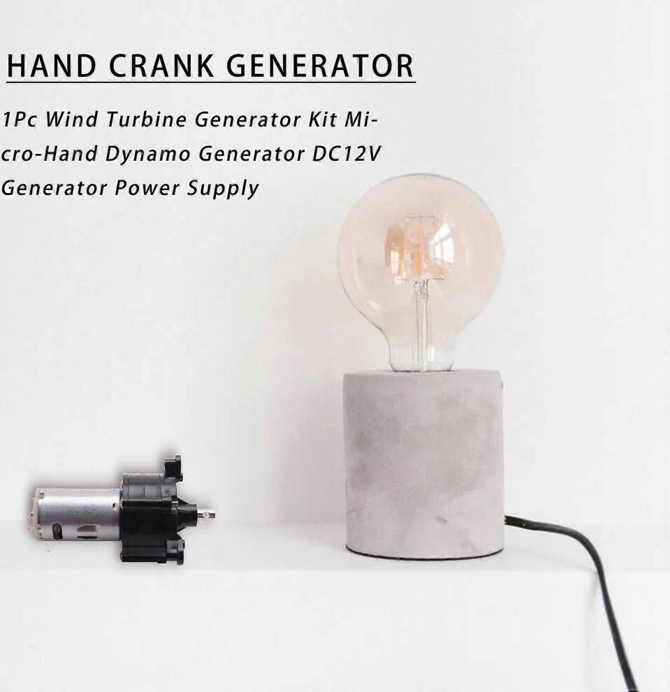 Wind turbine Wind Turbine Generator Kit Micro-Hand Dynamo