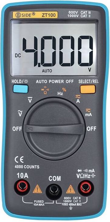 Torribaly BSIDE ZT100 Digital Multimeter 4000 Counts