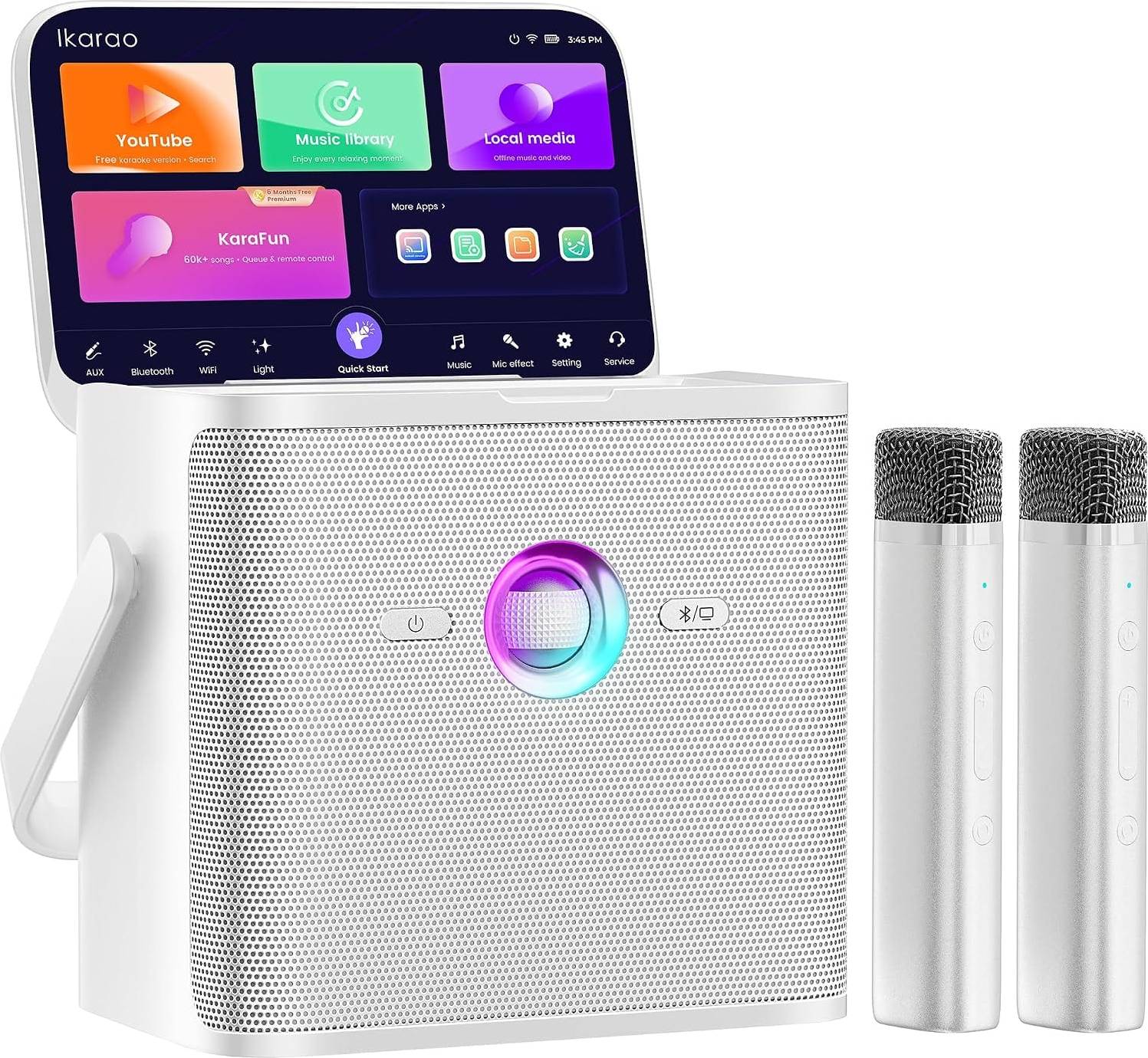 Karaoke machine Ikarao Shell S3 PRO Portable Karaoke Machine