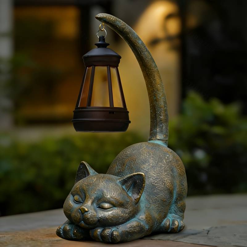 Temu Solar Garden Statue With Solar Light