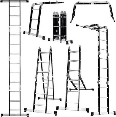 B&Q 12 In 1 Aluminum Combination Step Ladder