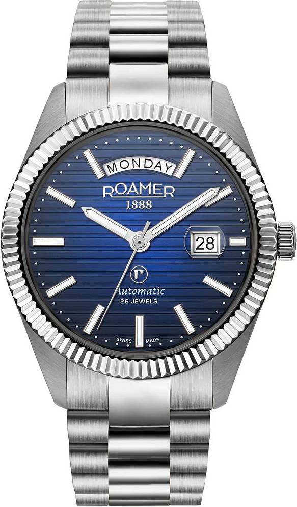 Roamer Primeline Daydate II Blue Watch