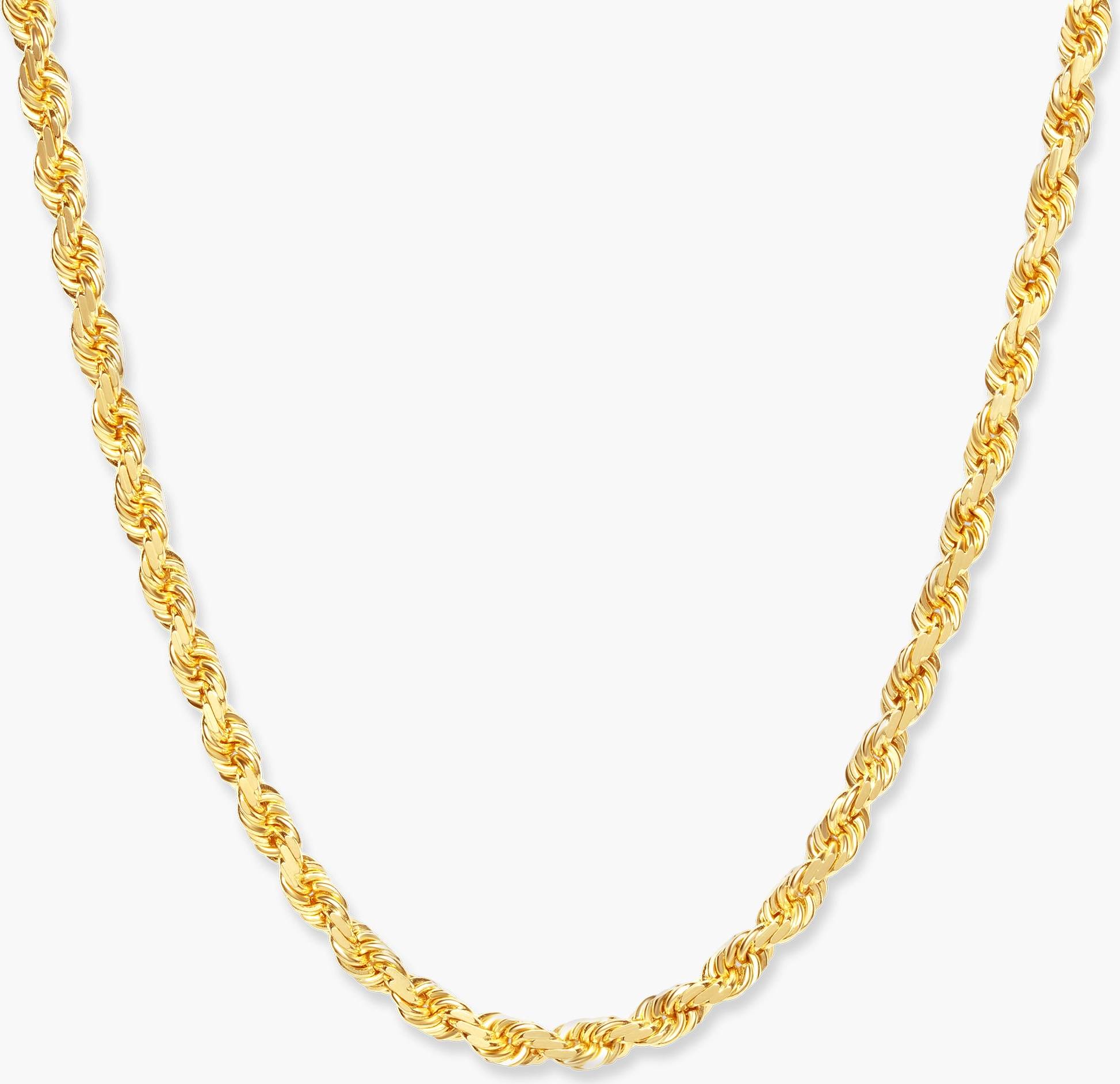 Jaxxon chain Jaxxon Rope Solid Gold Chain 4mm