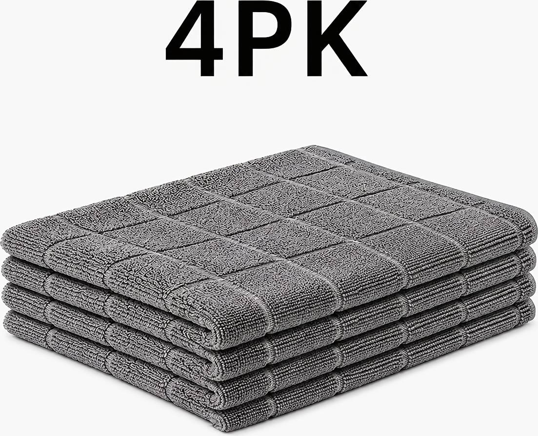 Temu Microfiber Kitchen Towels Absorbent Fade-resistant Kökshandduk