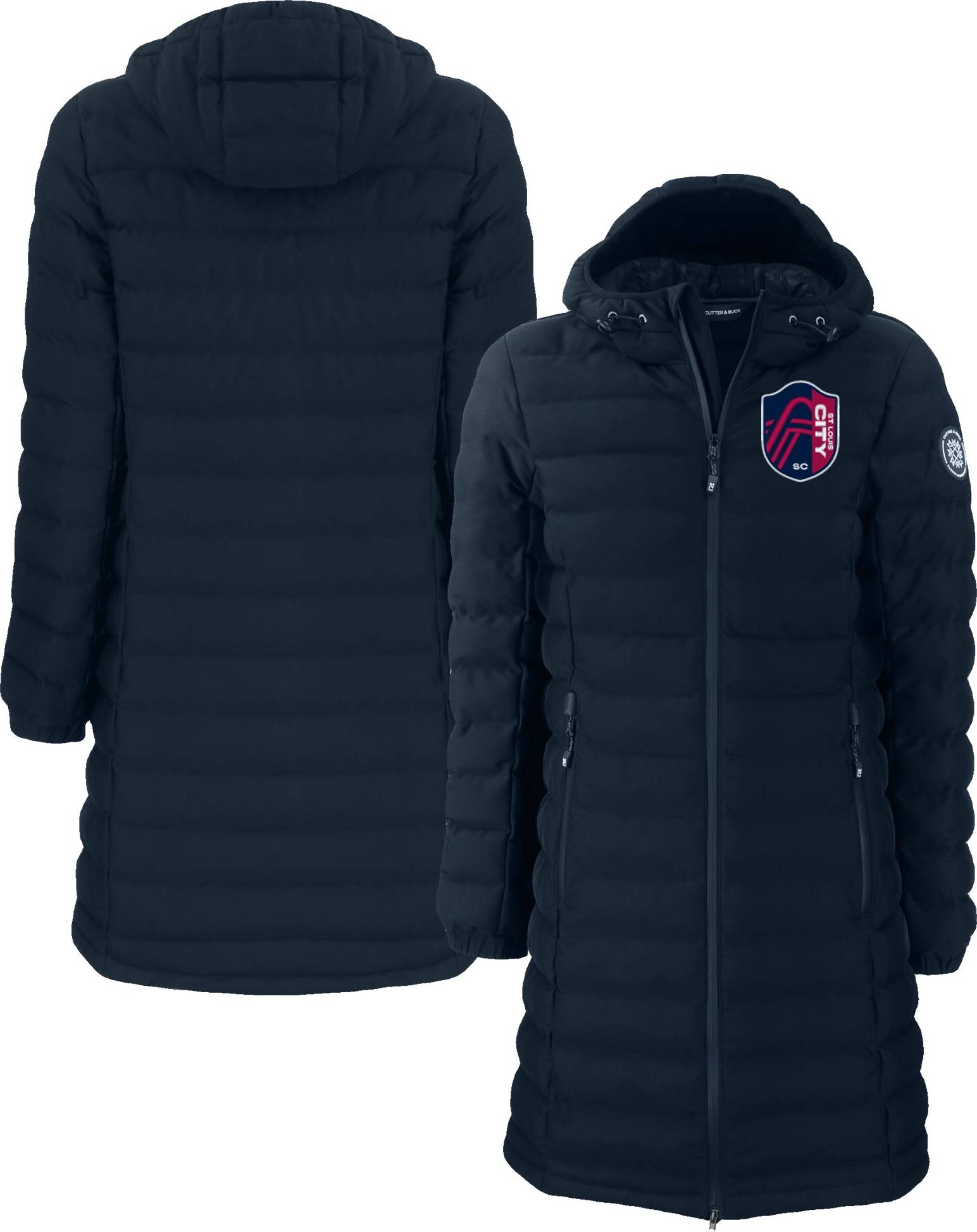 Cutter & Buck Navy St Louis City SC Mission Ridge Jacket