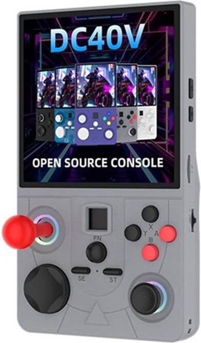 DC40V Linux Handheld Game Console 4.0-inch - Grey