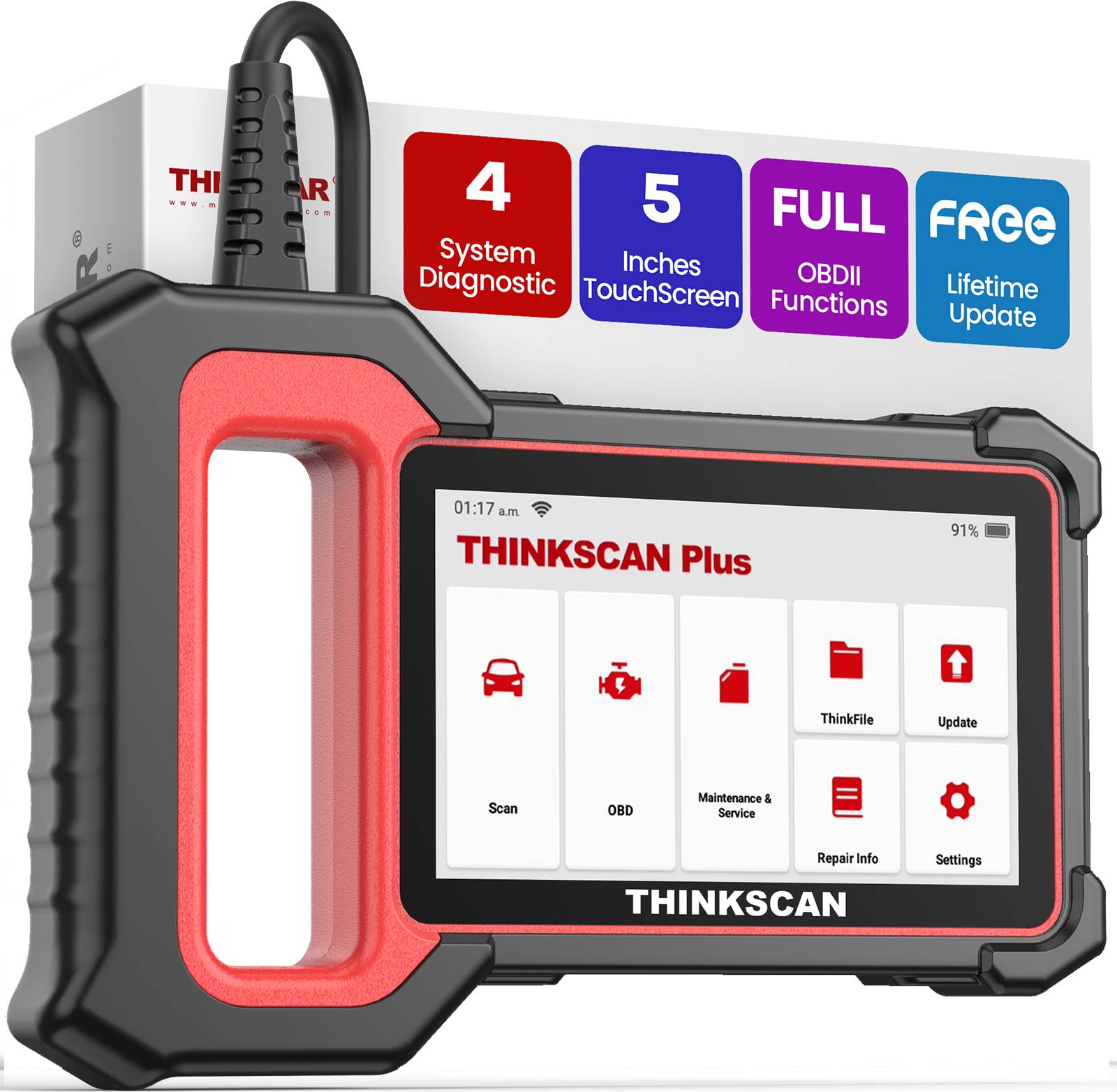 Obd2 scanner Thinkcar Thinkscan Plus S5 OBD2 Scanner System