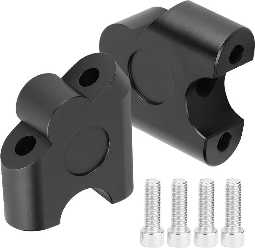 Mc lift Handlebar Riser 4 Motorcycle Rearward Move 30mm Height Lift - Universal Clamp Mount