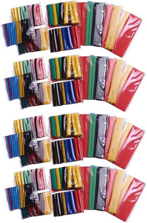Heat tube 656Pcs PE Shrinking Assorted Heat Tube Set