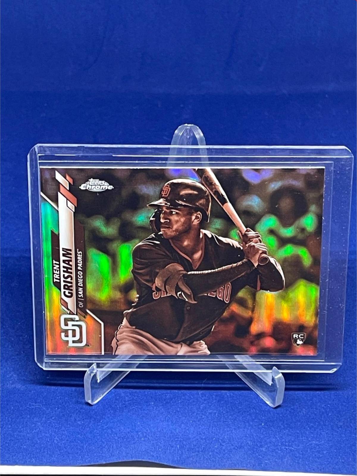 Topps chrome Trent Grisham 2020 Topps Chrome Sepia Refractor Rookie Rc 101