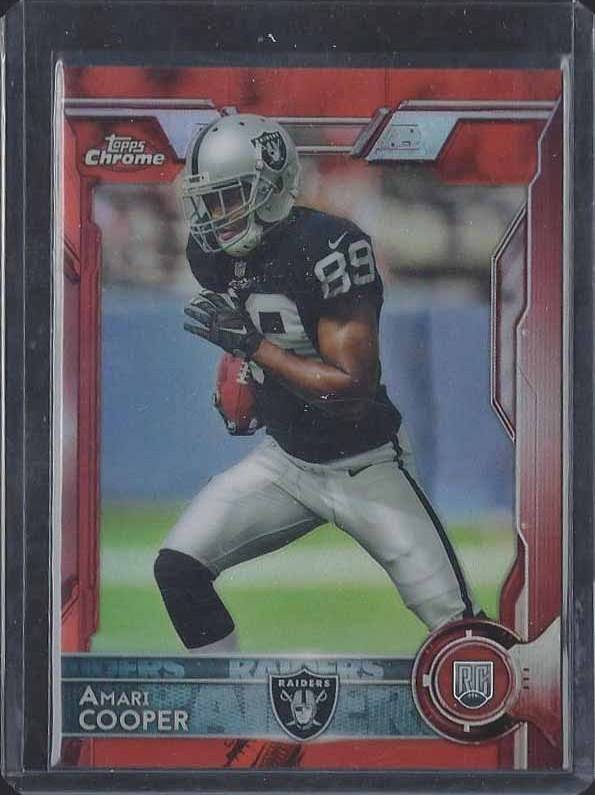 Topps chrome Amari Cooper 2015 Topps Chrome Rookie Orange Refractor Rc