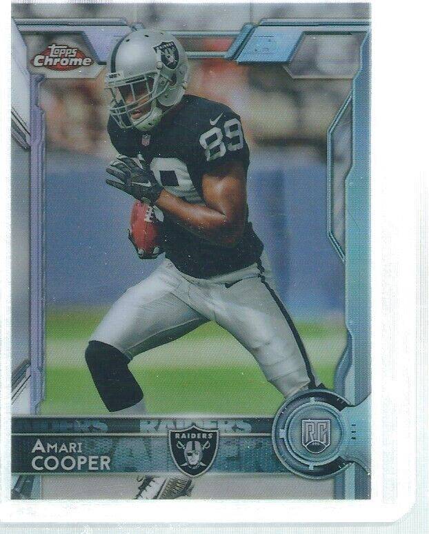Topps chrome Amari Cooper 2015 Topps Chrome Refractor Rookie Rc