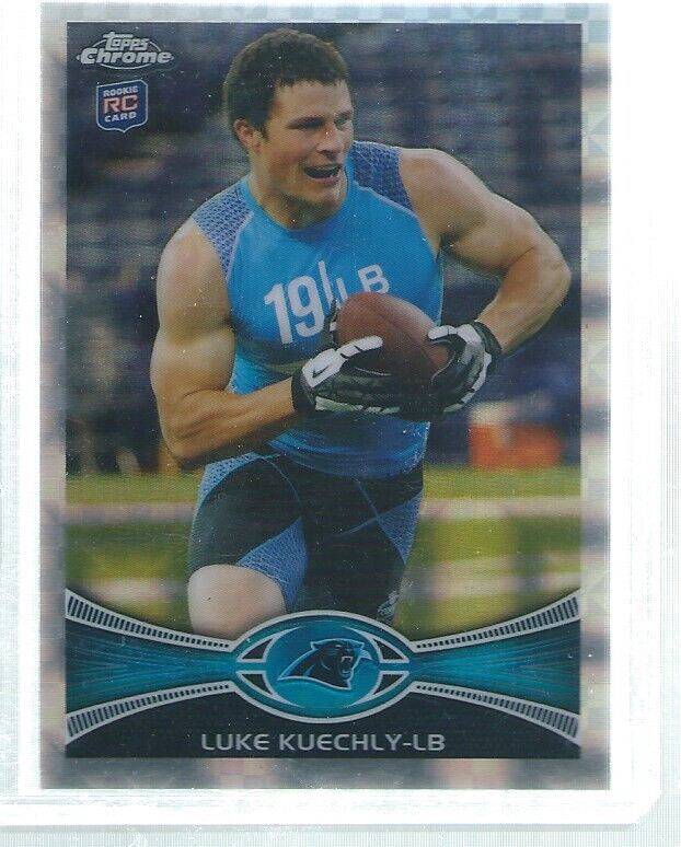 Topps chrome Luke Kuechly 2015 Topps Chrome Xfractor Refractor Rookie Rc 45