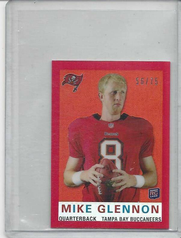 Topps chrome Mike Glennon 2013 Topps Chrome Mini Red Refractor Rc