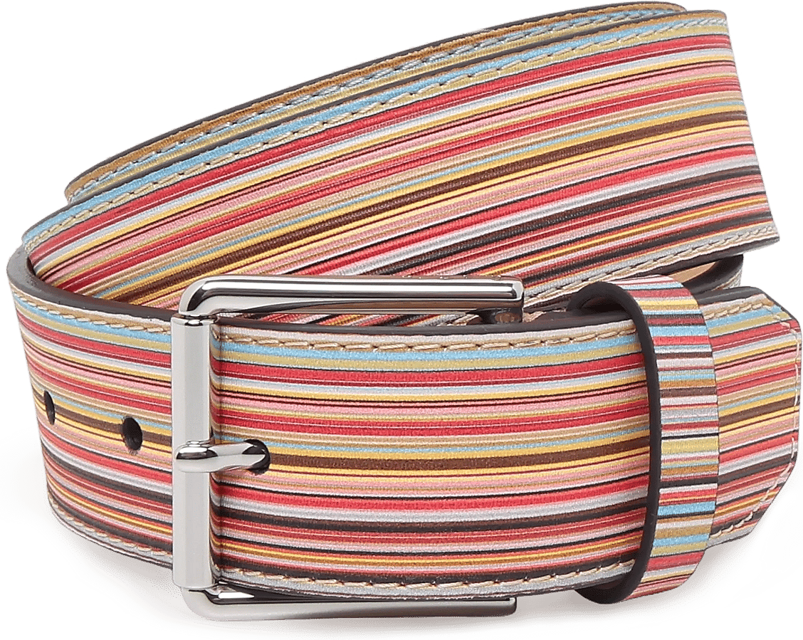 Men Belt Embossed Multi Patterned