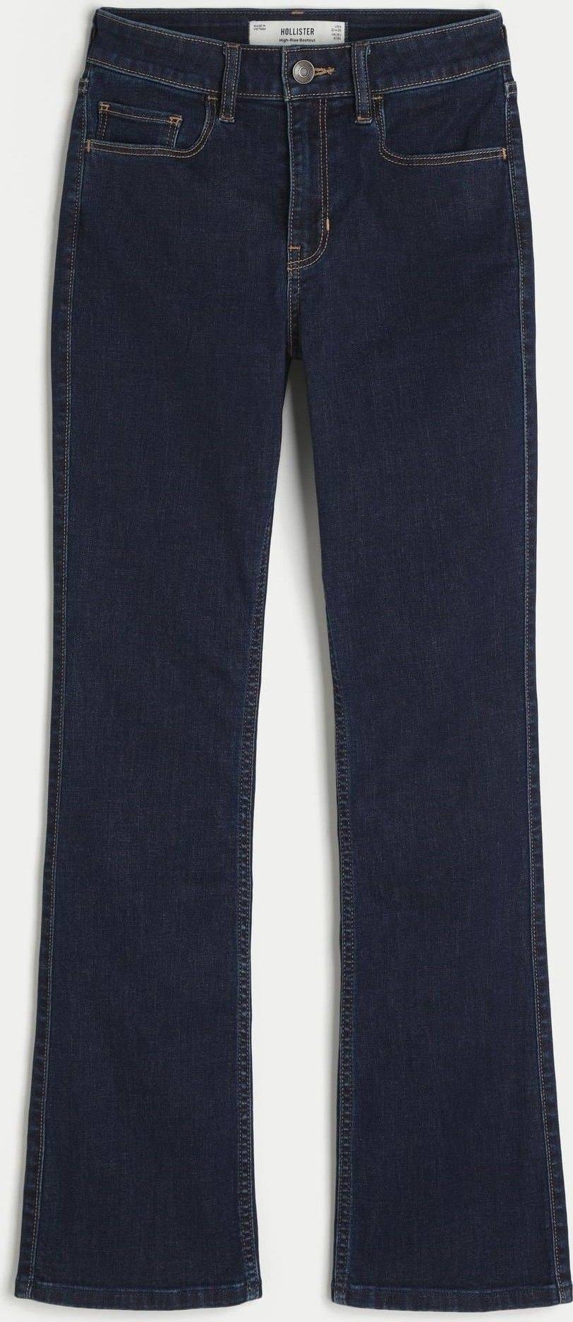 Hollister Rinse Blue High Rise Bootcut Jeans
