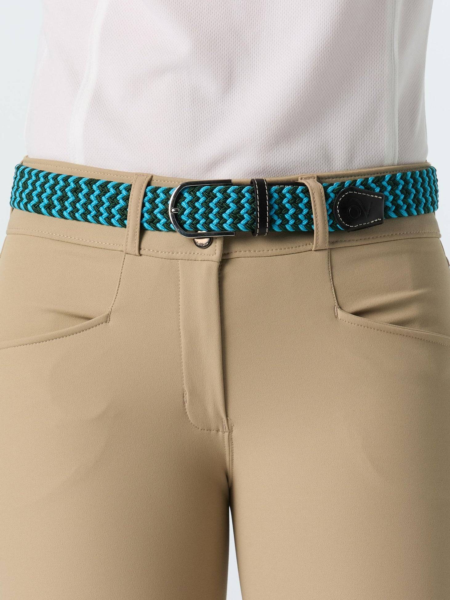 Spring Braided Elastic Stretch Belt - Multicolour