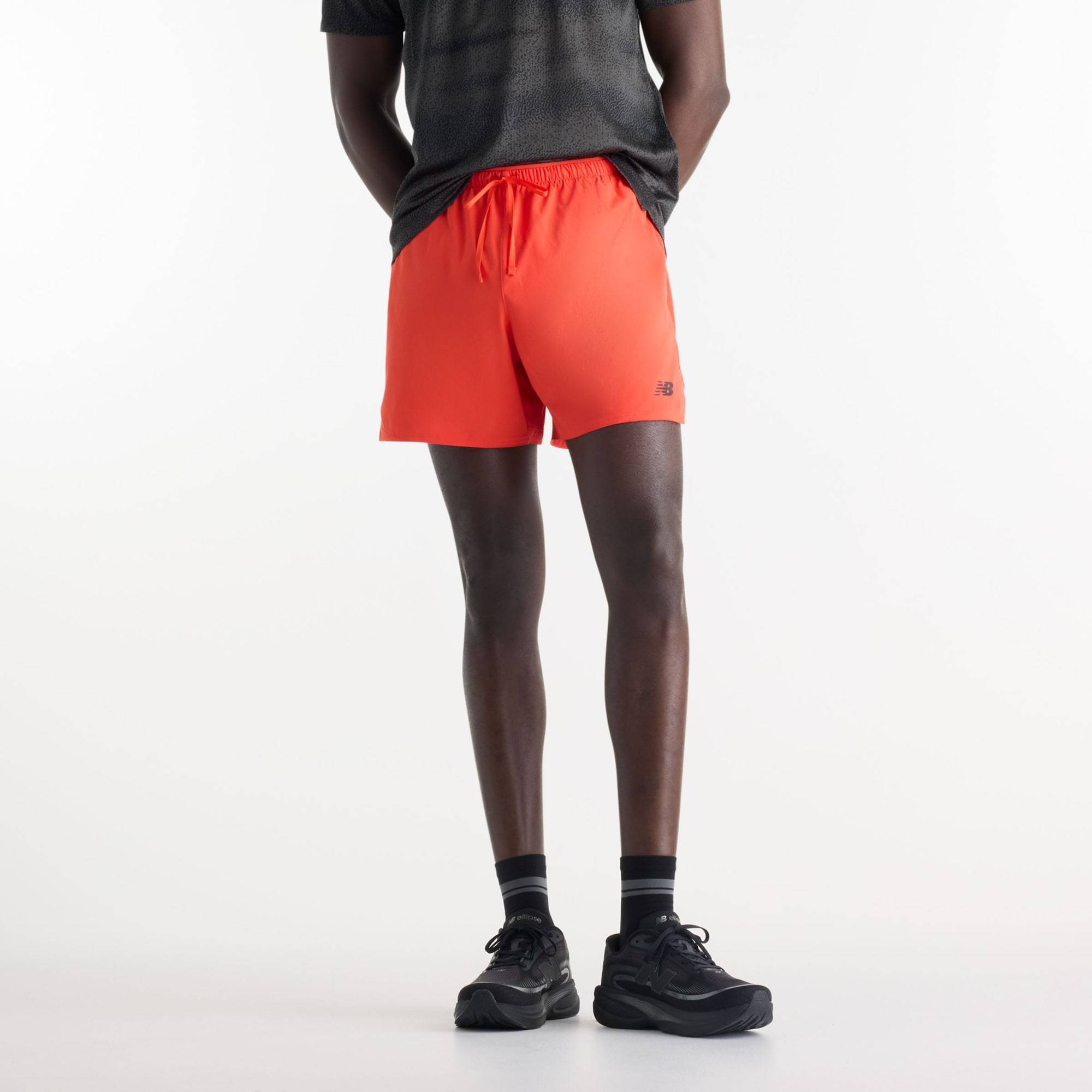 New Balance Rc Essential 5 Inch Shorts - Orange