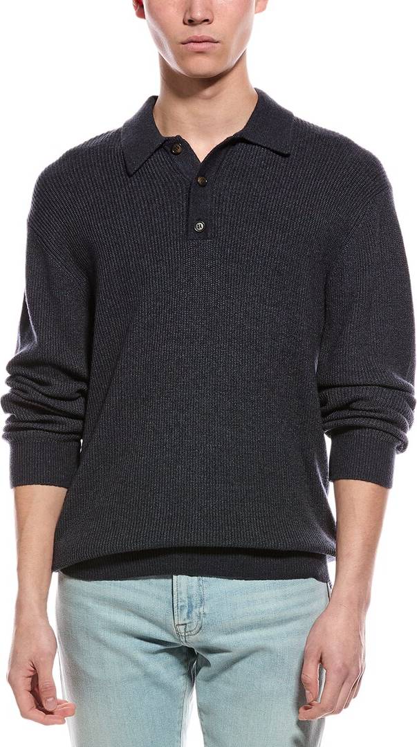 Slate and stone Slate & Stone Ribbed Polo Sweater