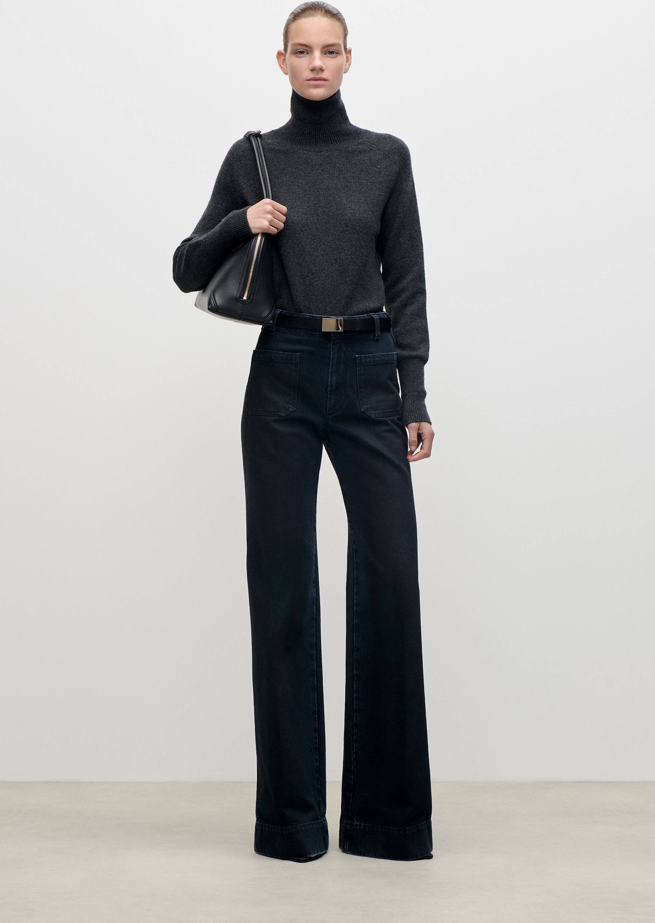Victoria Beckham Alina Jean In Ink Blue